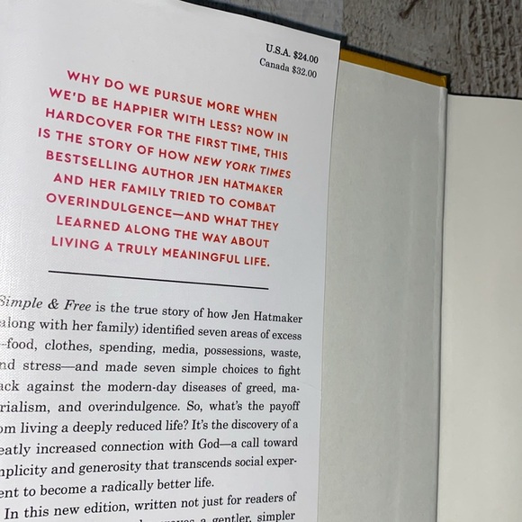 Simple & Free book by Jen Hatmaker - Picture 3 of 8